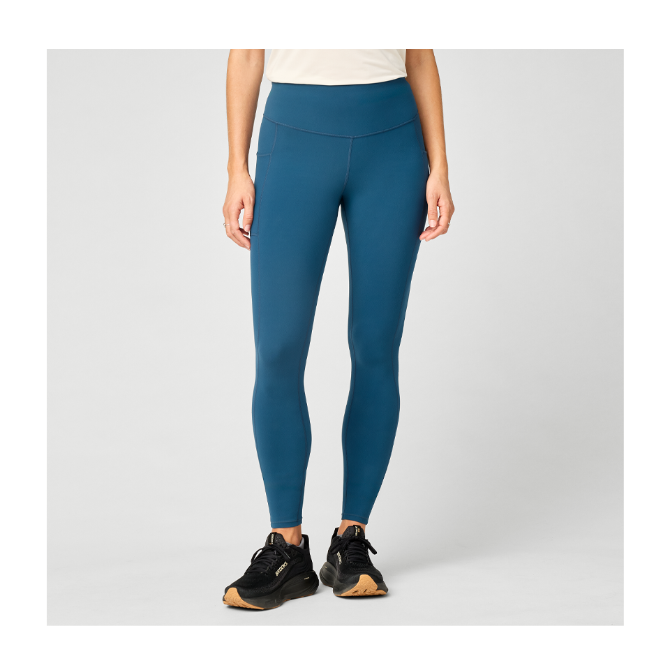 Brooks Women's Thermal Reflective Tight Indigo/Reflective Main image