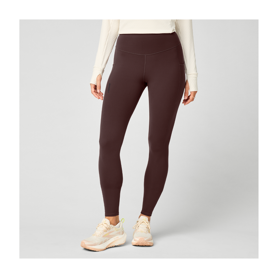 Brooks Women's Momentum Thermal Tight Cocoa Main image
