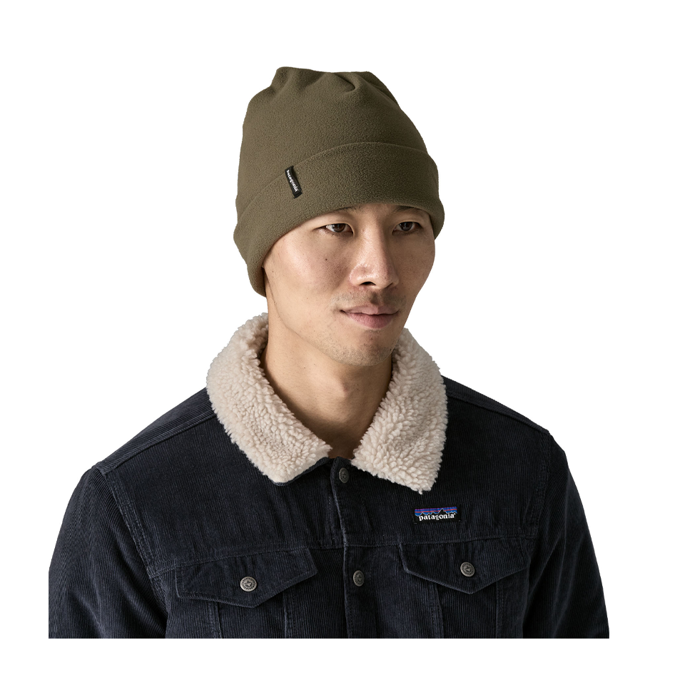 Patagonia Micro D Fleece Beanie Basin Green Secondary image