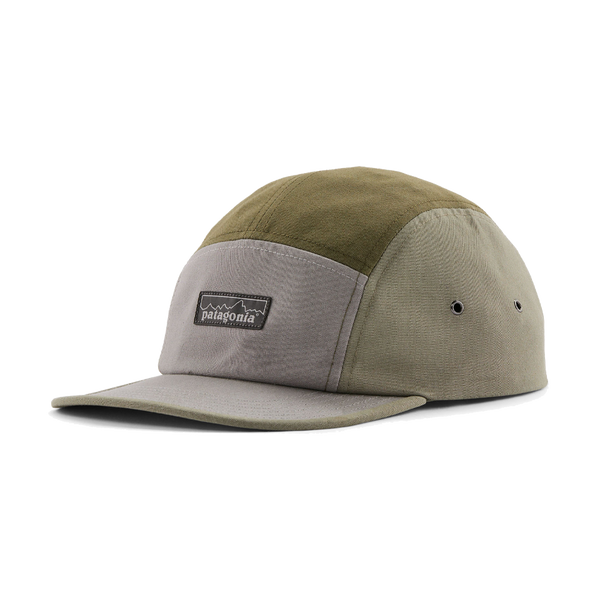Patagonia Graphic Maclure Hat Functional Text Logo: Forever Grey