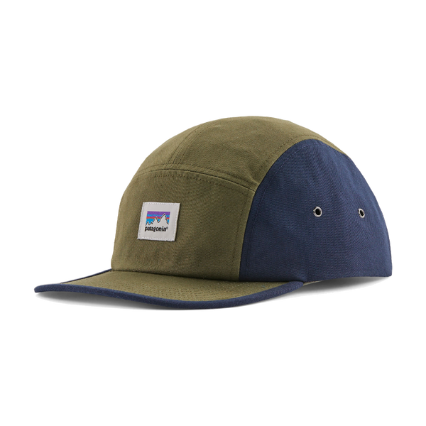 Patagonia Graphic Maclure Hat Shop Sticker: Tent Green