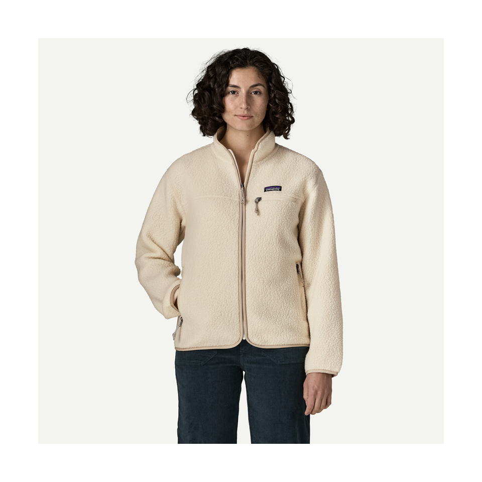 Patagonia Women's Retro Pile Fleece Jacket Natural