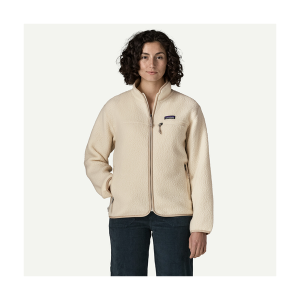 Patagonia Women's Retro Pile Fleece Jacket Natural