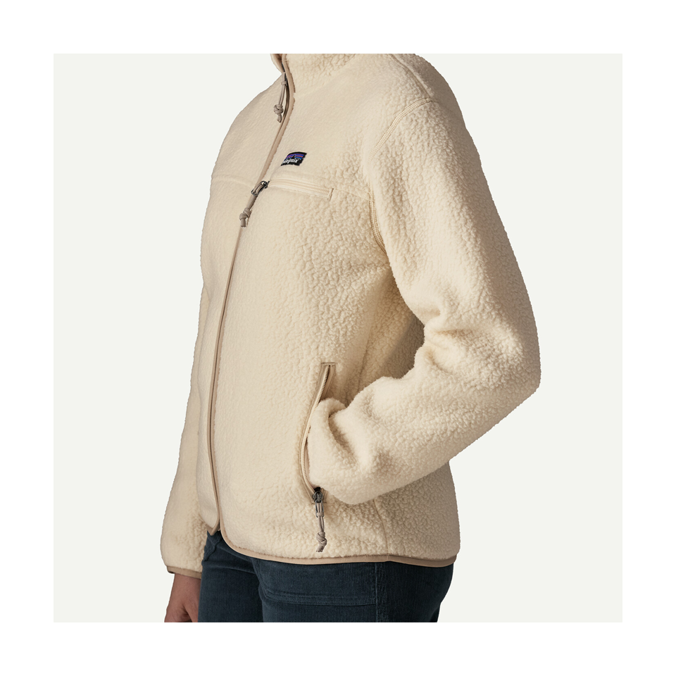 Patagonia Women's Retro Pile Fleece Jacket Natural