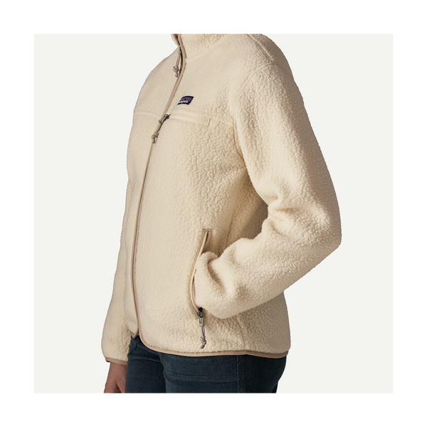 Patagonia Women's Retro Pile Fleece Jacket Natural