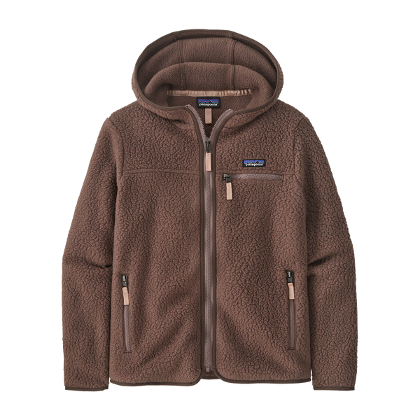 Patagonia Women's Retro Pile Hoody Dusky Brown