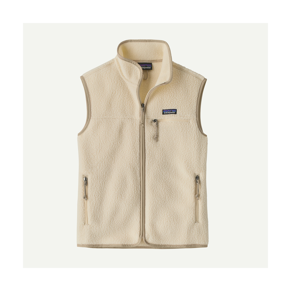Patagonia Women's Retro Pile Fleece Vest Natural