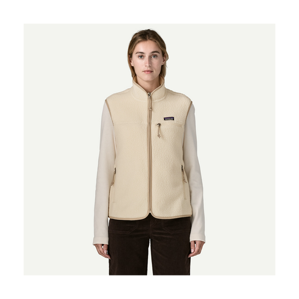Patagonia Women's Retro Pile Fleece Vest Natural