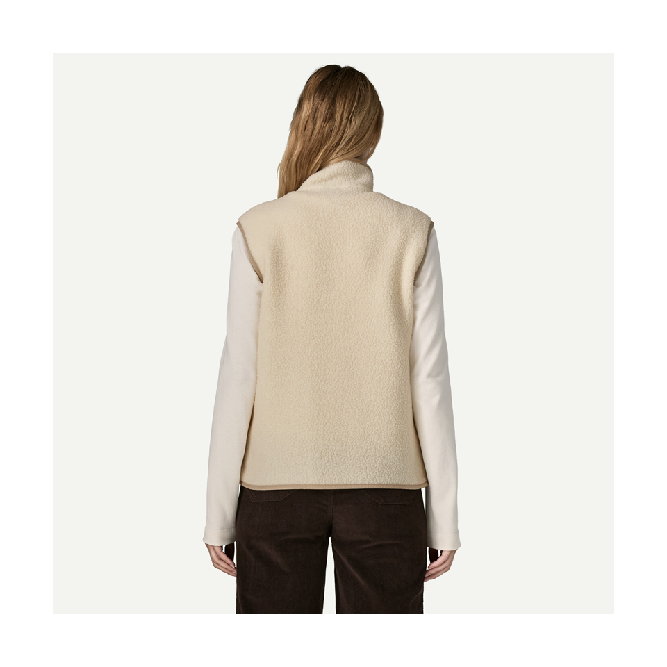 Patagonia Women's Retro Pile Fleece Vest Natural Secondary image