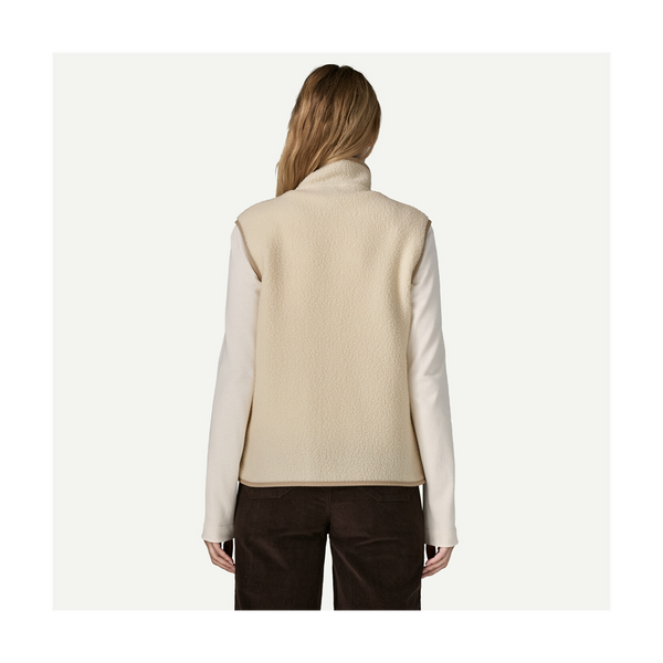 Patagonia Women's Retro Pile Fleece Vest Natural