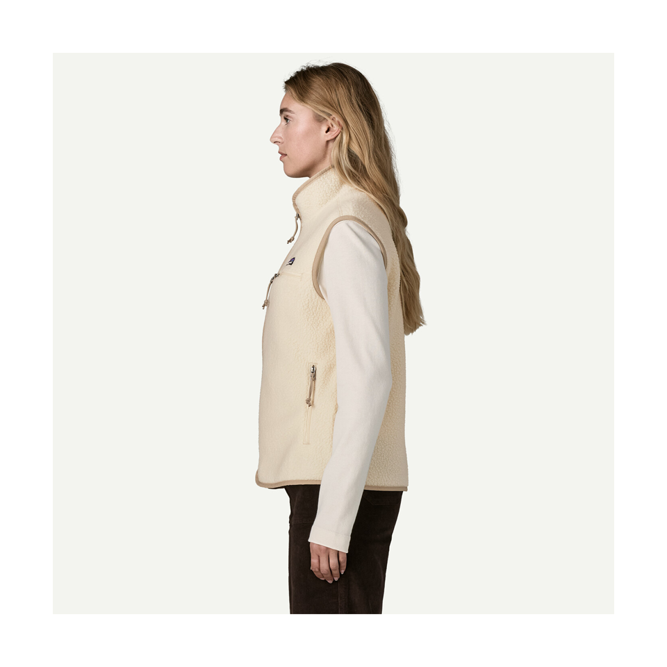 Patagonia Women's Retro Pile Fleece Vest Natural