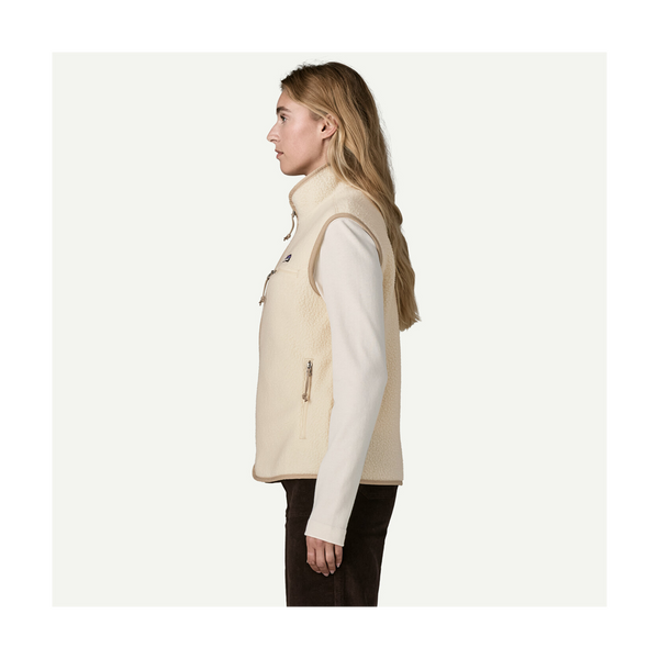Patagonia Women's Retro Pile Fleece Vest Natural