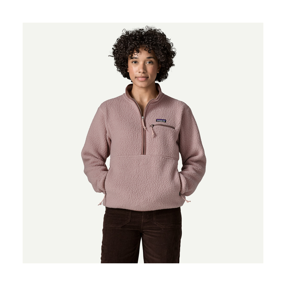 Patagonia Women's Retro Pile Marsupial Fleece Pullover Stingray Mauve Main image