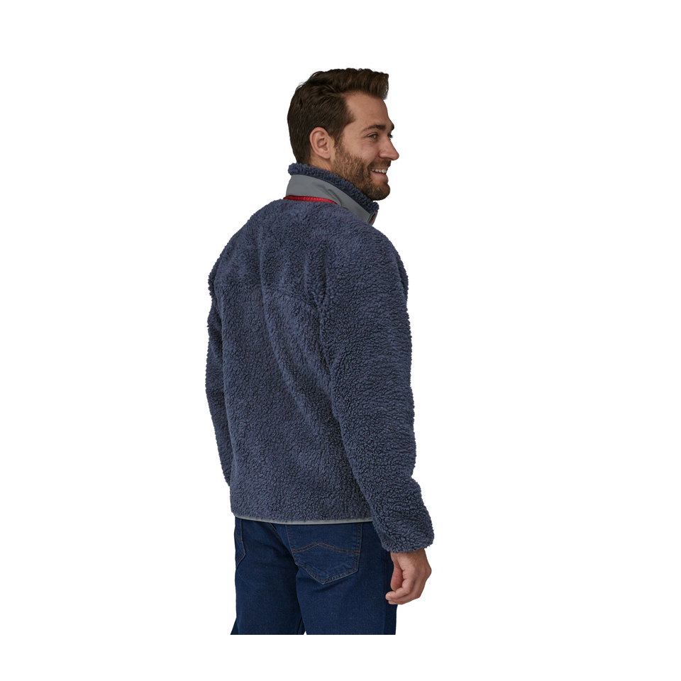 Patagonia red cheap blue jacket