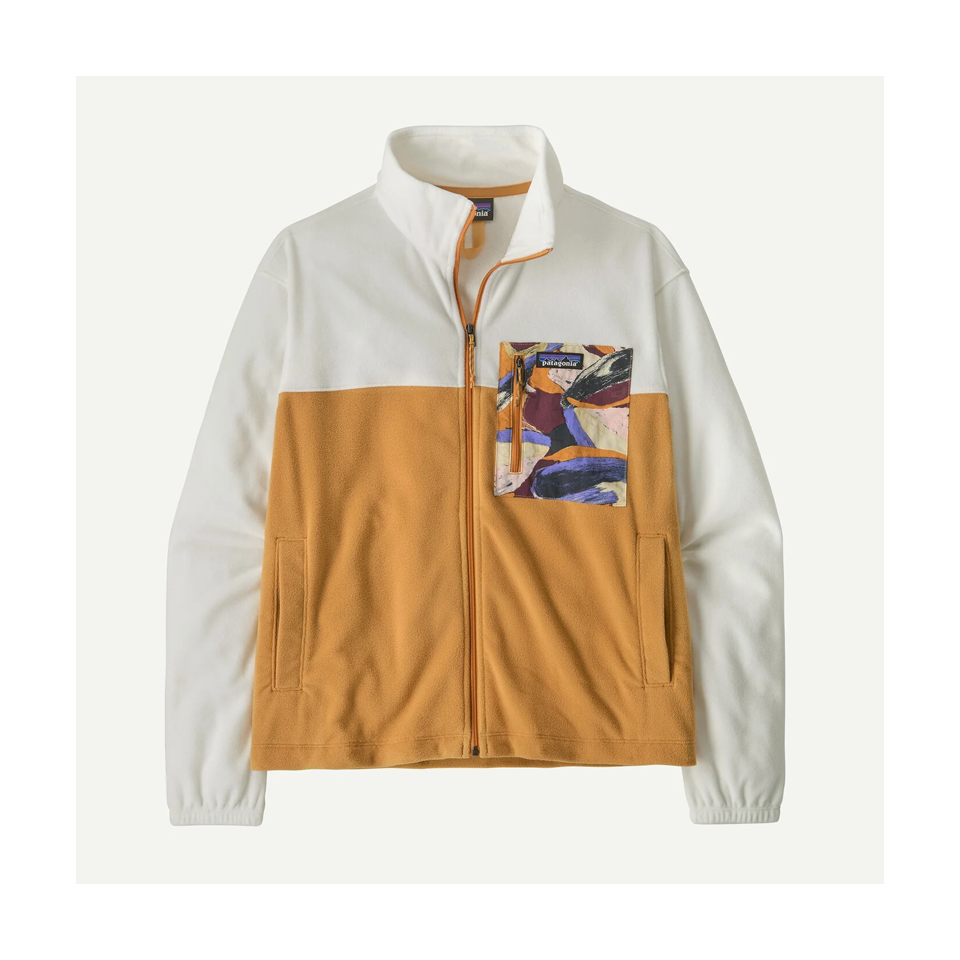 Patagonia Women's Micro D Fleece Patch Pocket Jacket Dried Mango Main image