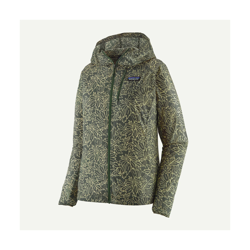 Patagonia Women's Houdini Jacket Saxifrage: Canopy Green