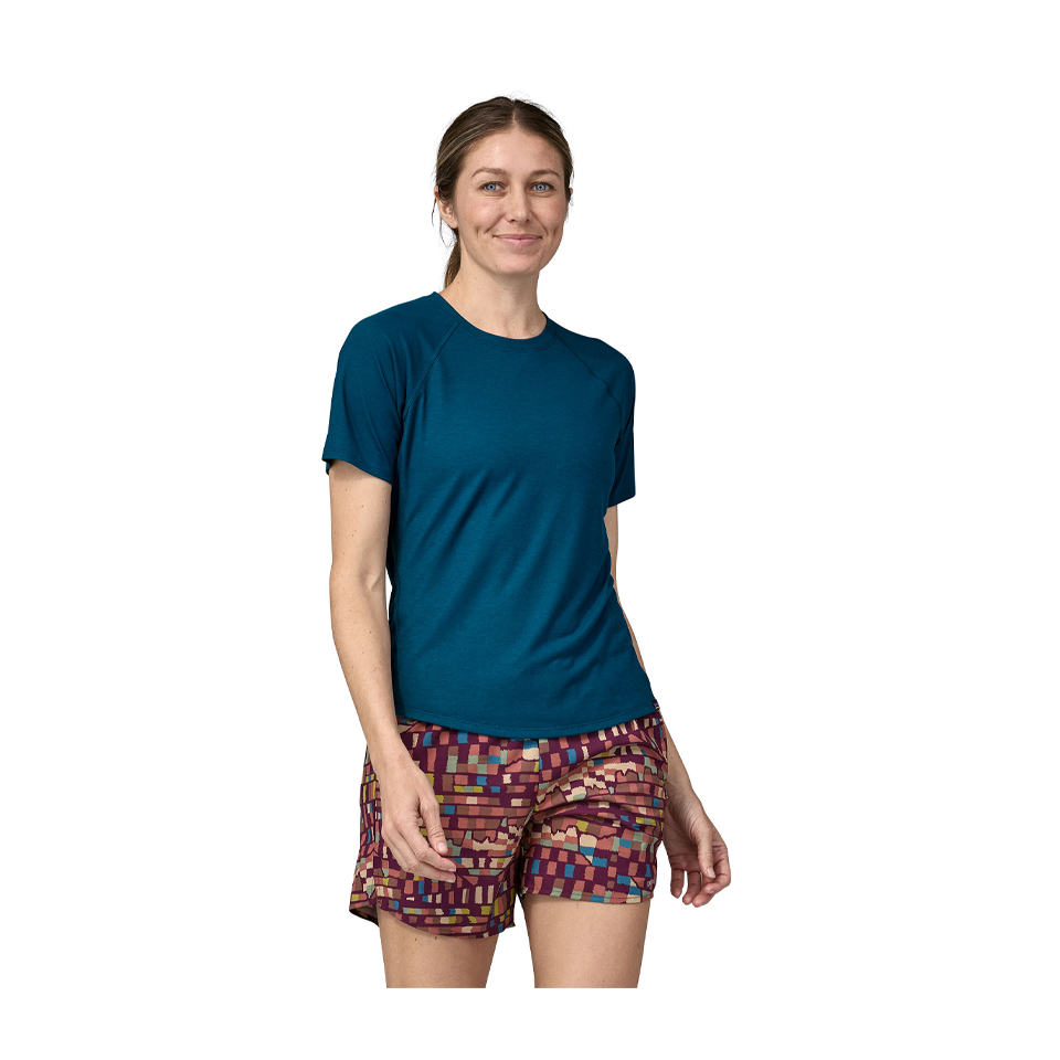 Patagonia Women s Capilene Cool Trail Shirt Lagom Blue Play