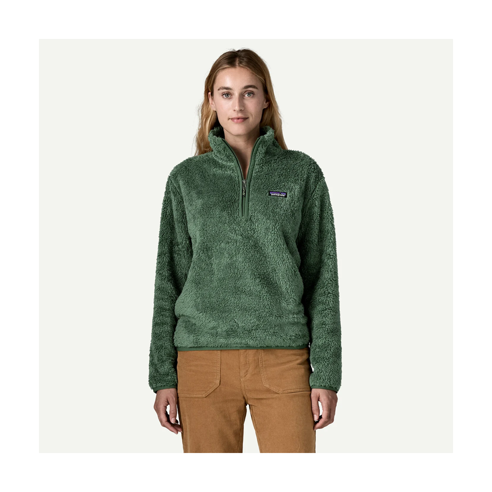 Patagonia Women's Los Gatos 1/4-Zip Fleece Canopy Green