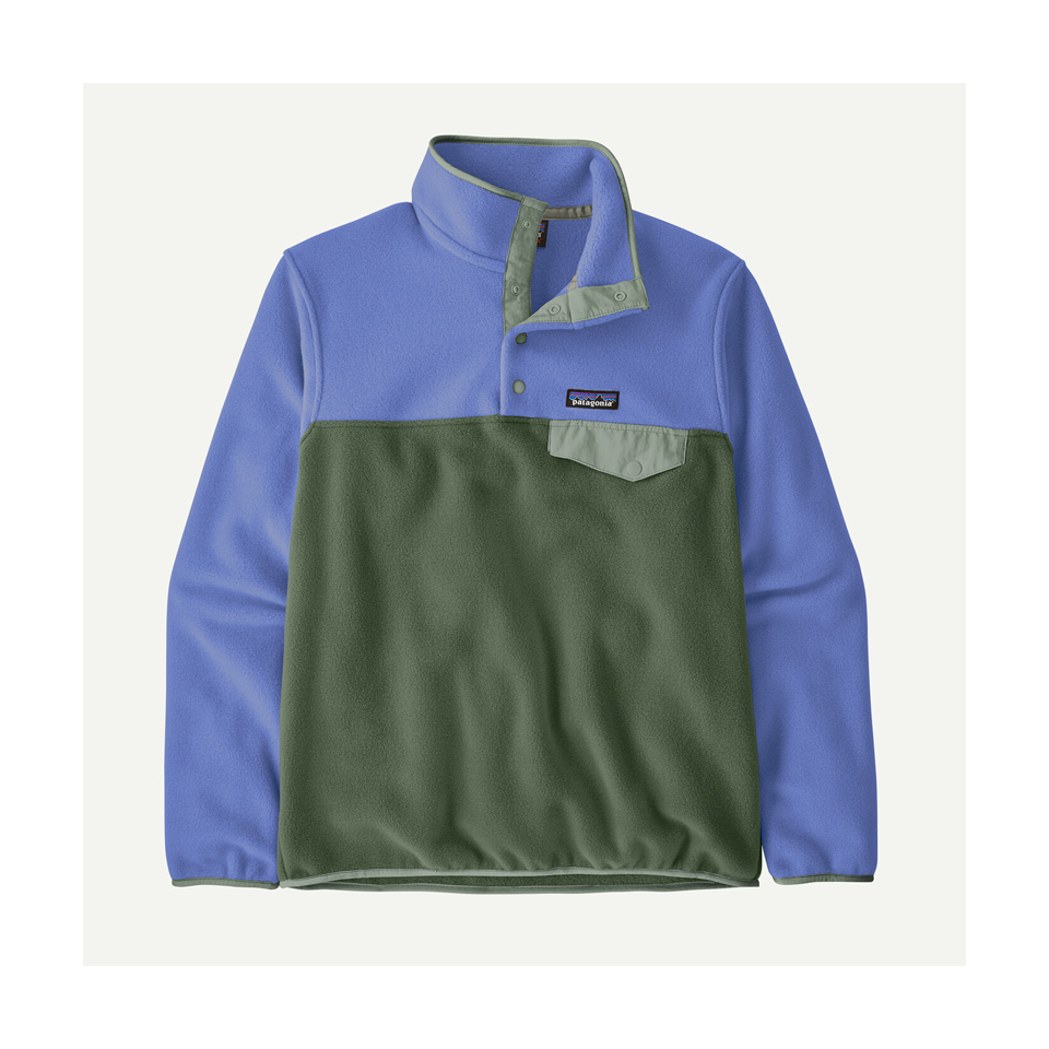 Patagonia Women's Lightweight Synchilla Snap-T Fleece Pullover Canopy Green