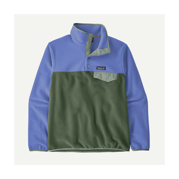 Patagonia Women's Lightweight Synchilla Snap-T Fleece Pullover Canopy Green