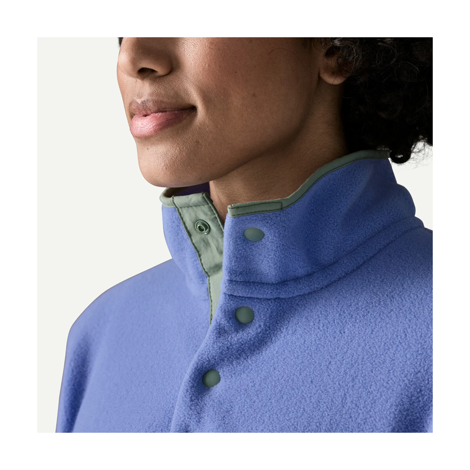 Patagonia Women's Lightweight Synchilla Snap-T Fleece Pullover Canopy Green