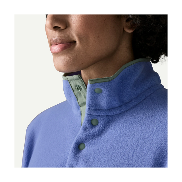 Patagonia Women's Lightweight Synchilla Snap-T Fleece Pullover Canopy Green