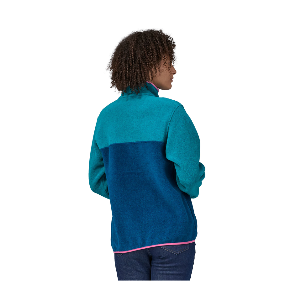 Patagonia Women's Lightweight Synchilla Snap-T Pullover Lagom Blue
