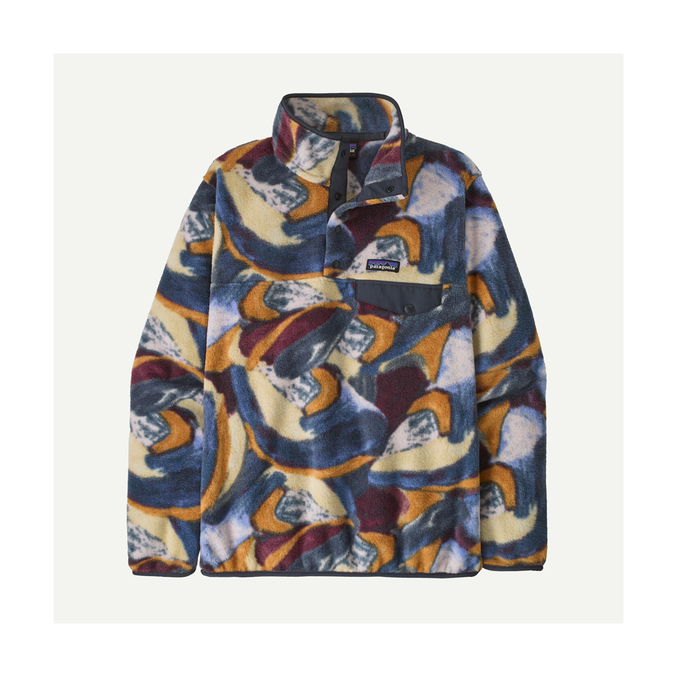 Patagonia Women's Lightweight Synchilla Snap-T Fleece Pullover Smudge: Smolder Blue