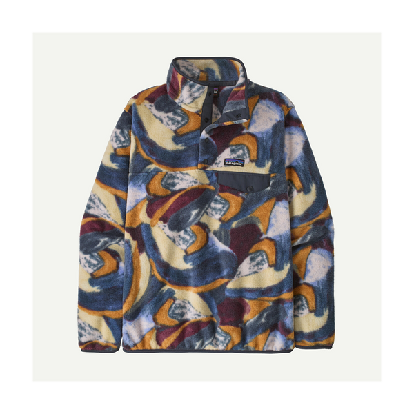 Patagonia Women's Lightweight Synchilla Snap-T Fleece Pullover Smudge: Smolder Blue