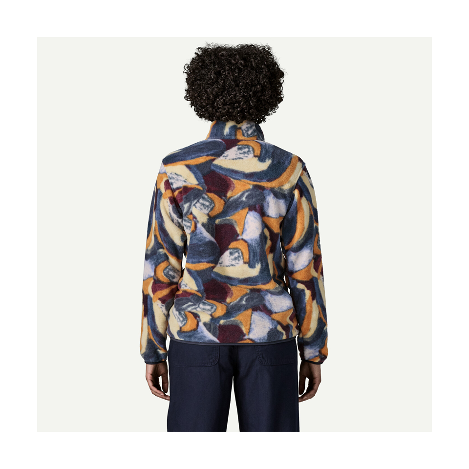Patagonia Women's Lightweight Synchilla Snap-T Fleece Pullover Smudge: Smolder Blue