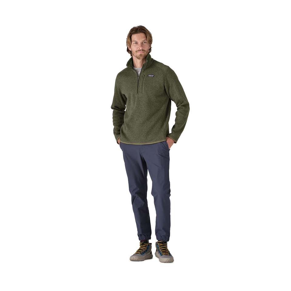 Patagonia Men s Better Sweater 1 4 Zip Industrial Green Play Stores Inc