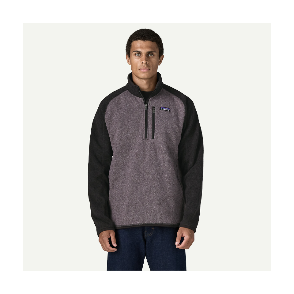 Patagonia Men's Better Sweater 1/4-Zip Fleece May Grey