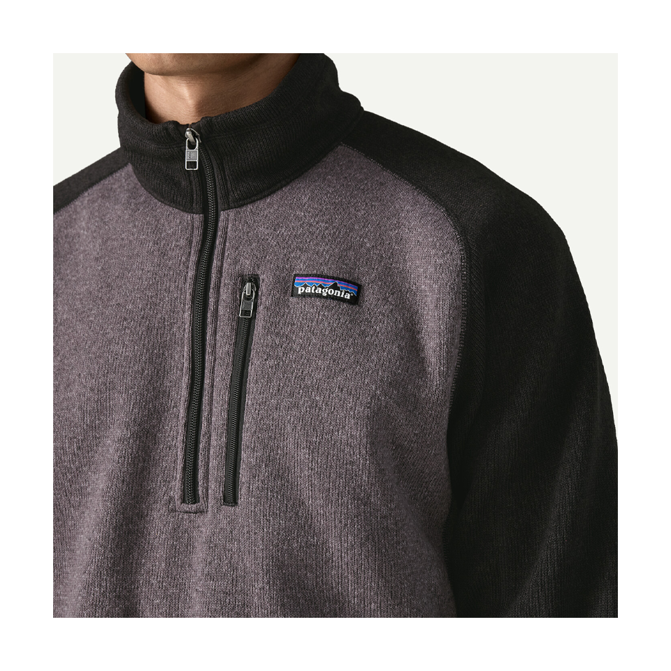 Patagonia Men's Better Sweater 1/4-Zip Fleece May Grey