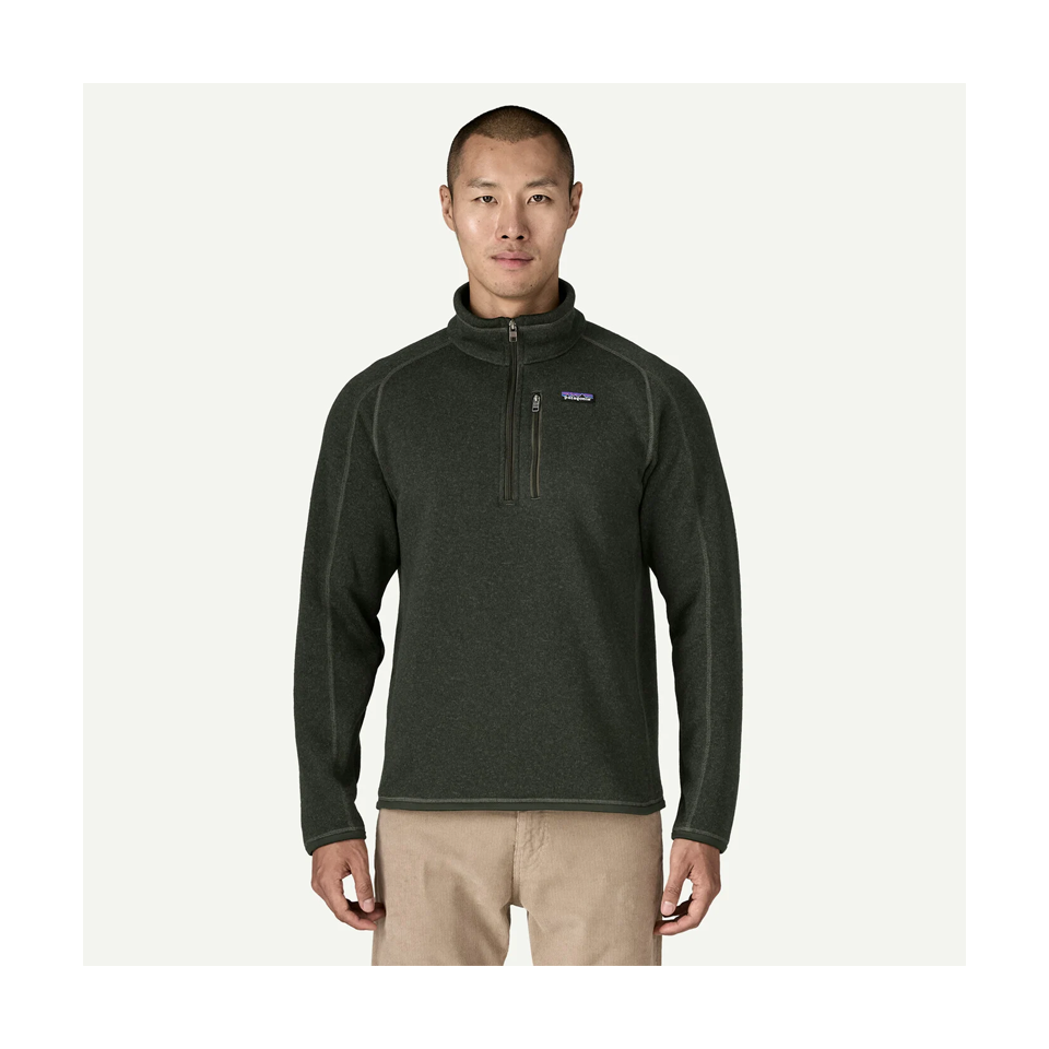 Patagonia Men's Better Sweater 1/4-Zip Fleece Old Growth Green