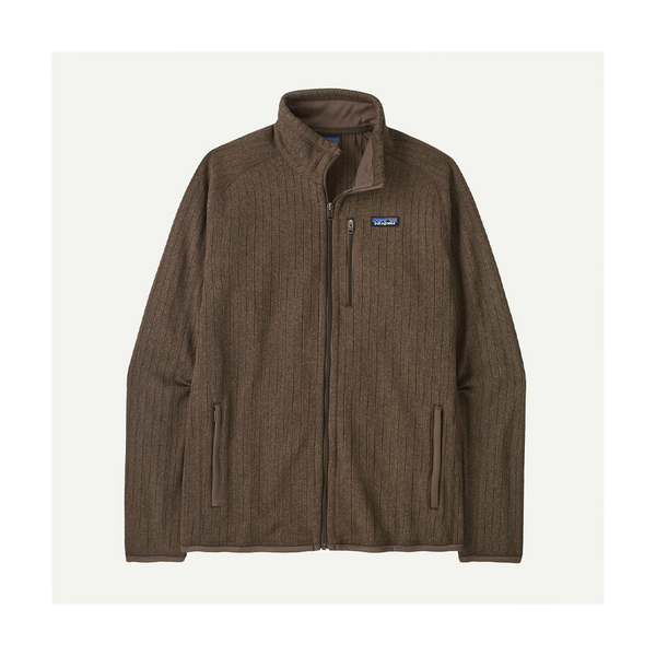 Patagonia Men's Better Sweater Fleece Jacket Marlow Brown Rib Knit