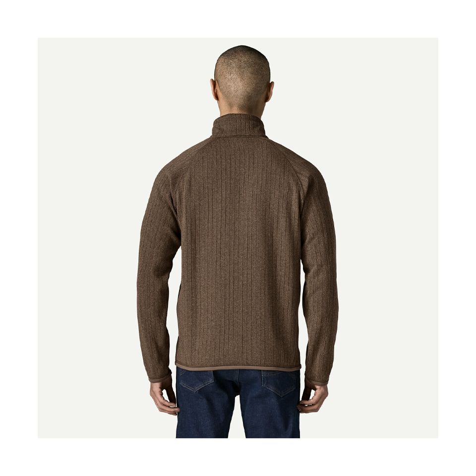 Patagonia Men's Better Sweater Fleece Jacket Marlow Brown Rib Knit