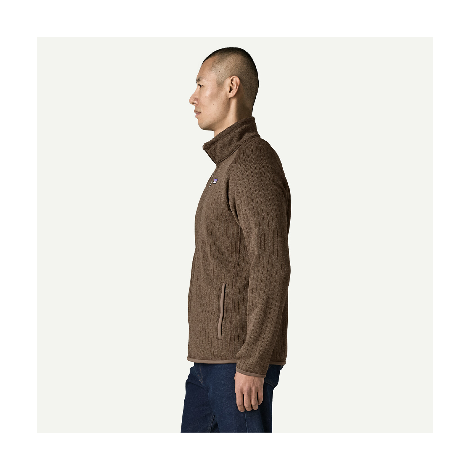 Patagonia Men's Better Sweater Fleece Jacket Marlow Brown Rib Knit