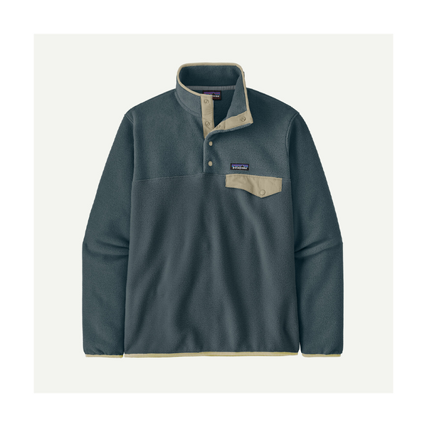 Patagonia Men's Lightweight Synchilla Snap-T Fleece Pullover Summit Blue