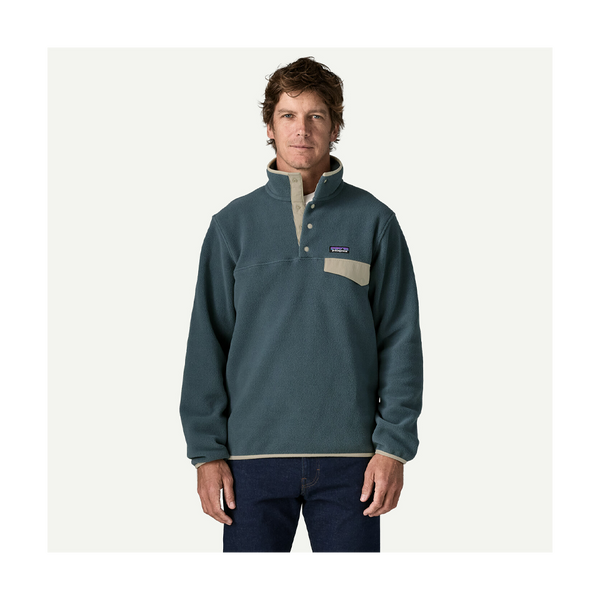 Patagonia Men's Lightweight Synchilla Snap-T Fleece Pullover Summit Blue