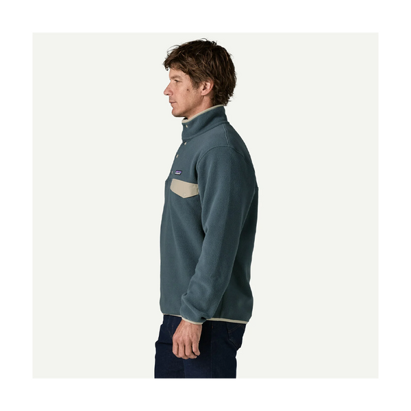 Patagonia Men's Lightweight Synchilla Snap-T Fleece Pullover Summit Blue