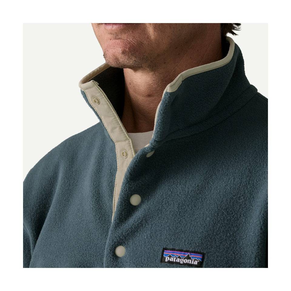 Patagonia Men's Lightweight Synchilla Snap-T Fleece Pullover Summit Blue