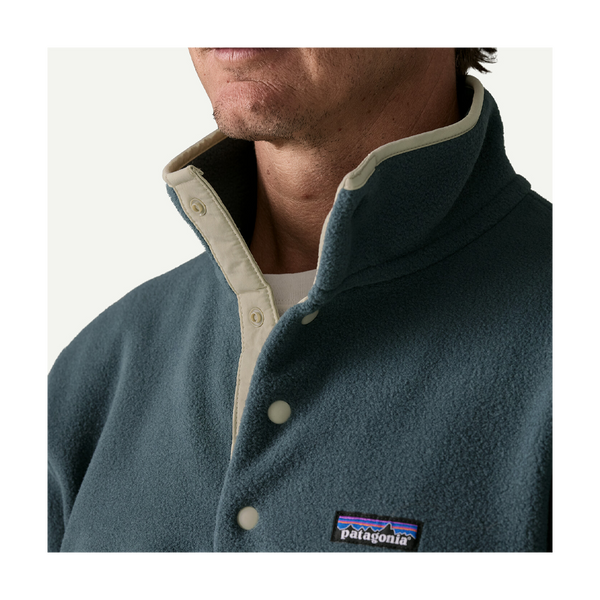 Patagonia Men's Lightweight Synchilla Snap-T Fleece Pullover Summit Blue