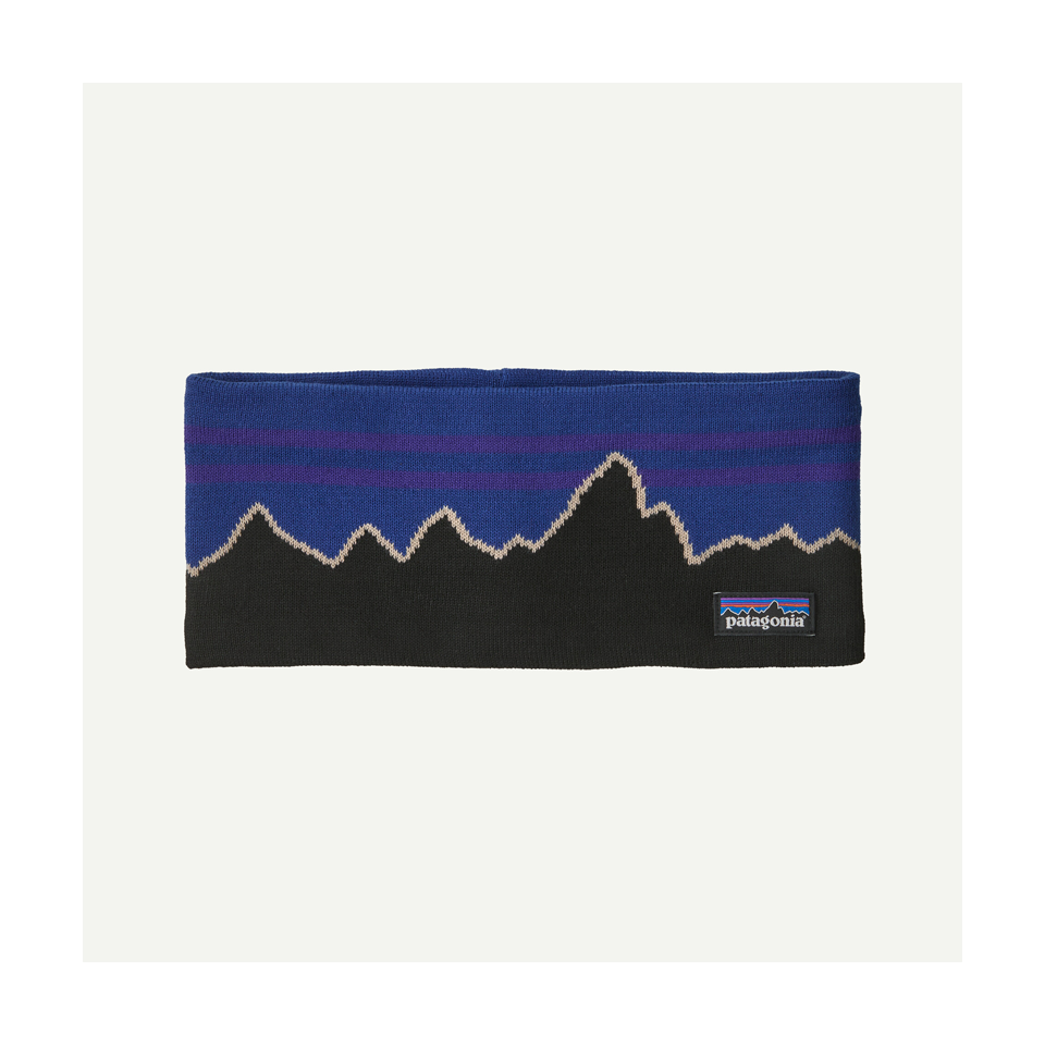 Patagonia Powder Town Headband Classic Fitz Roy: P6 Blue