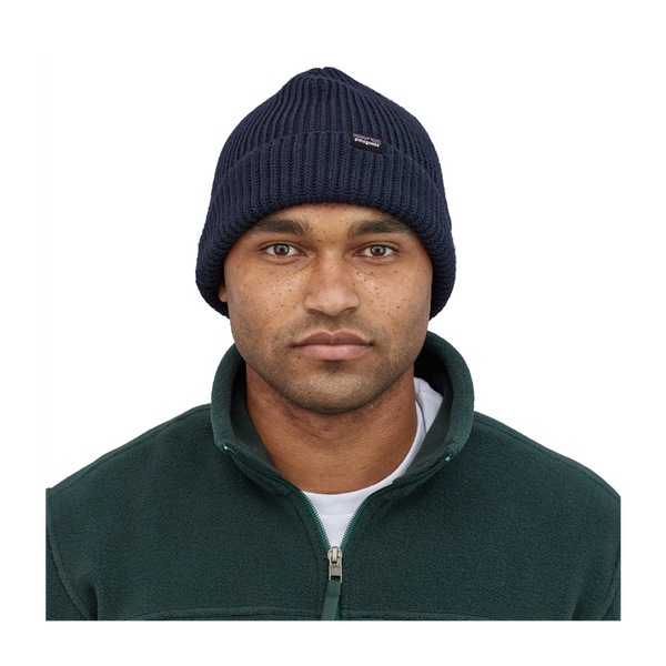 Patagonia Fisherman's Rolled Beanie Navy Blue
