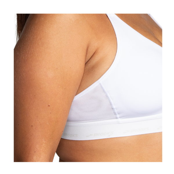 Brooks Women's Plunge 3.0 Sports Bra White