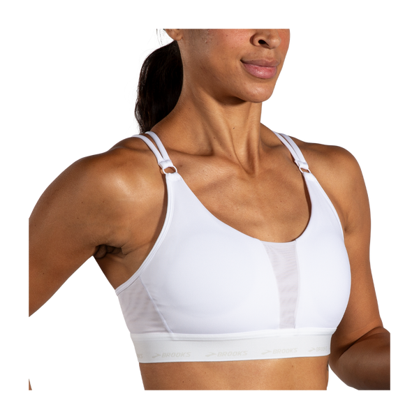 Brooks Women's Plunge 3.0 Sports Bra White