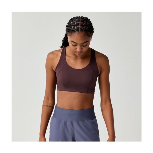 Brooks Women's Chaser Padded Bra Cocoa