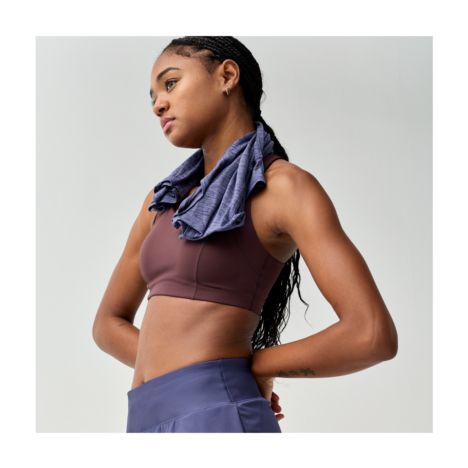 Brooks Women's Chaser Padded Bra Cocoa