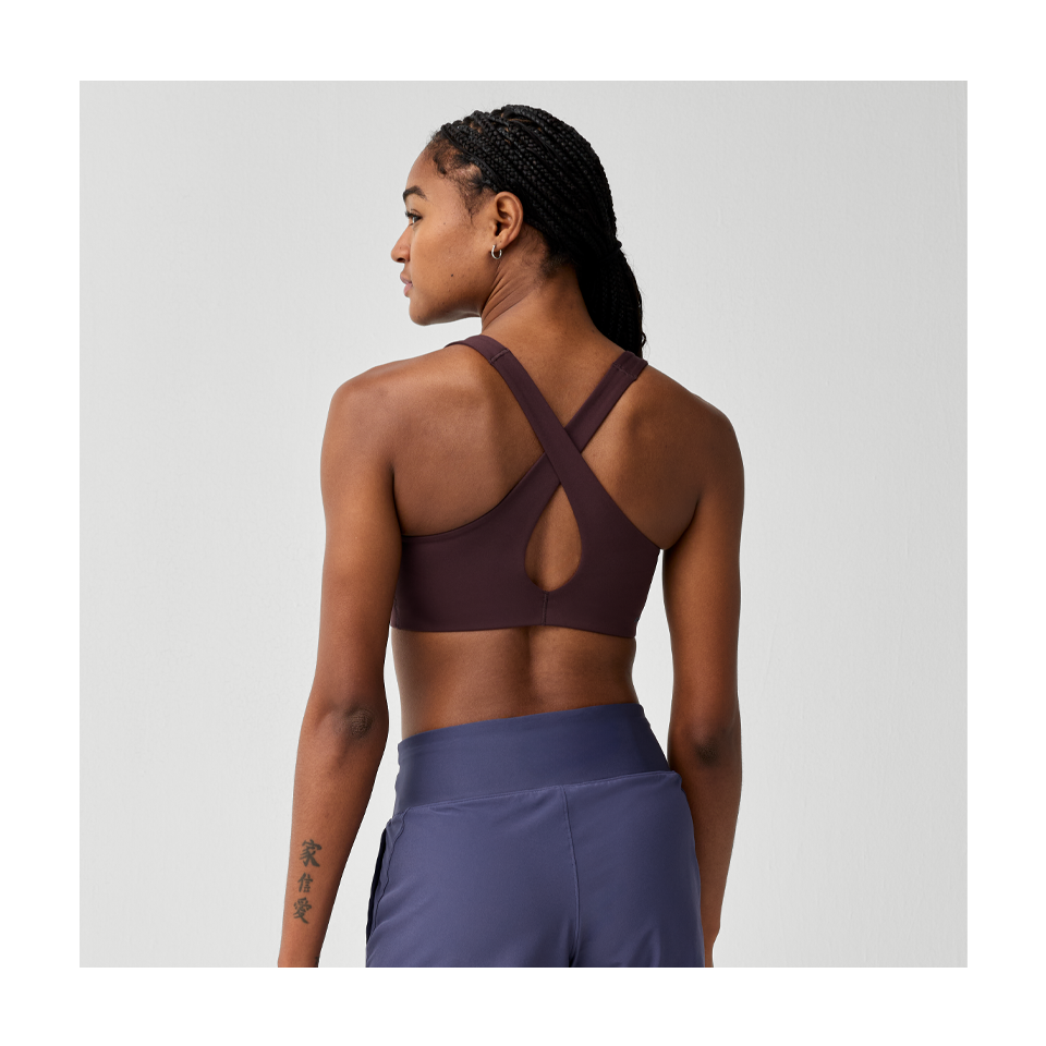Brooks Women's Chaser Padded Bra Cocoa Secondary image