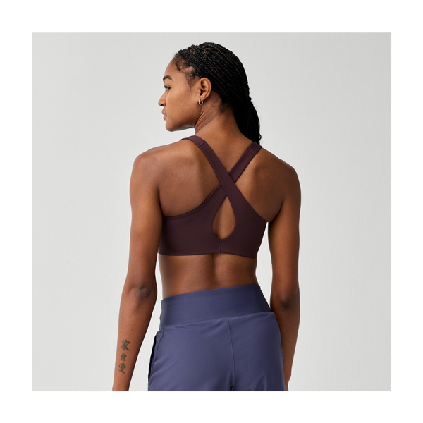 Brooks Women's Chaser Padded Bra Cocoa